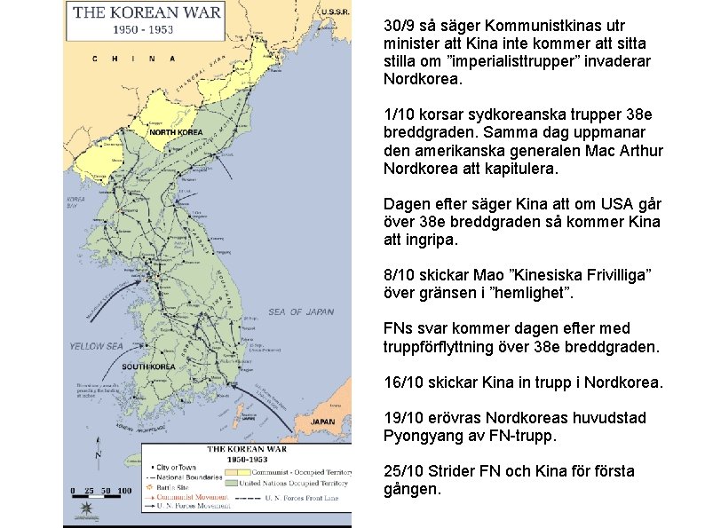 30/9 så säger Kommunistkinas utr minister att Kina inte kommer att sitta stilla om