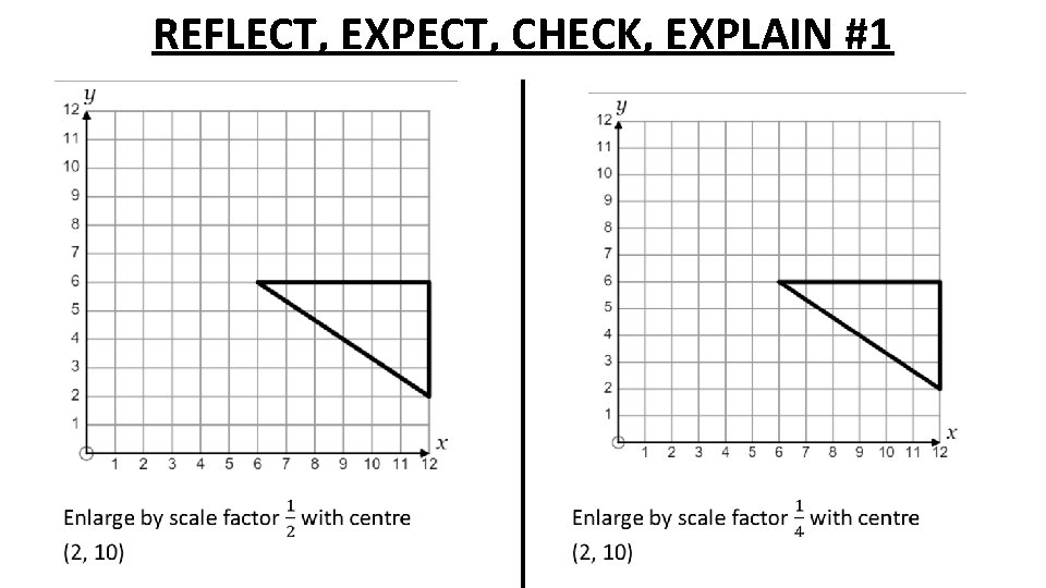 REFLECT, EXPECT, CHECK, EXPLAIN #1 