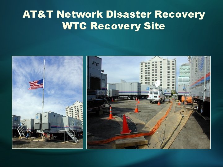 AT&T Network Disaster Recovery WTC Recovery Site 