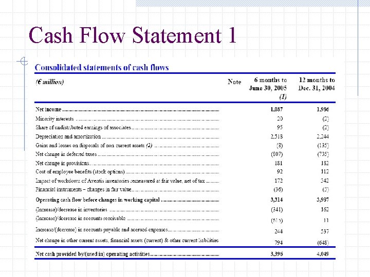 Cash Flow Statement 1 