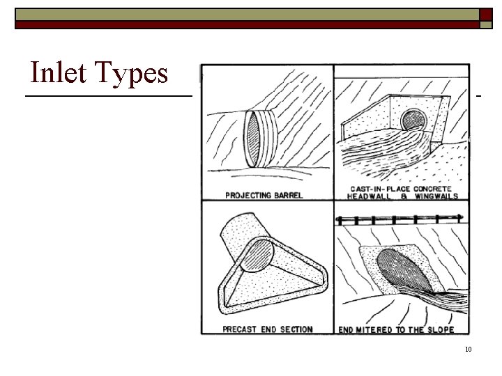 Inlet Types 10 