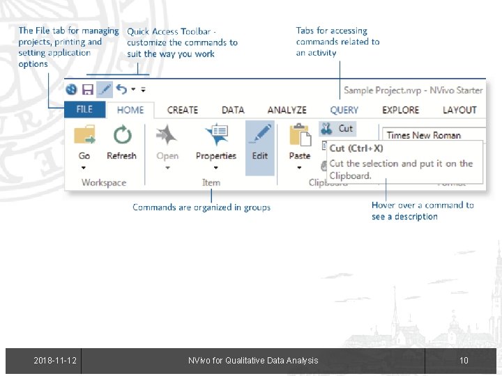 2018 -11 -12 NVivo for Qualitative Data Analysis 10 