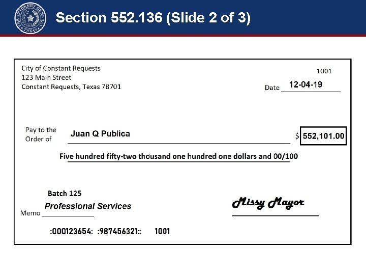 Section 552. 136 (Slide 2 of 3) Section 552. 101 + Common-Law Privacy –