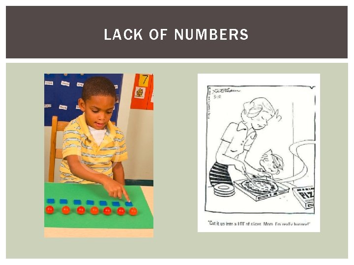 LACK OF NUMBERS LACK OF NUMBERS
