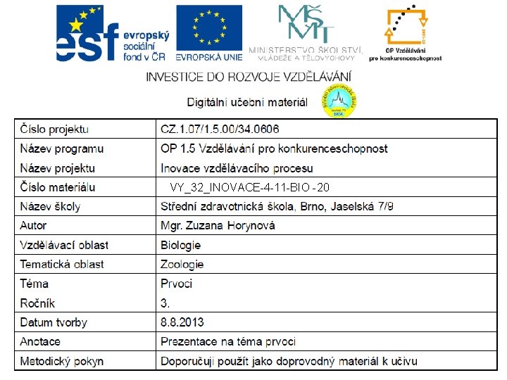 VY_32_INOVACE-4 -11 -BIO -20 