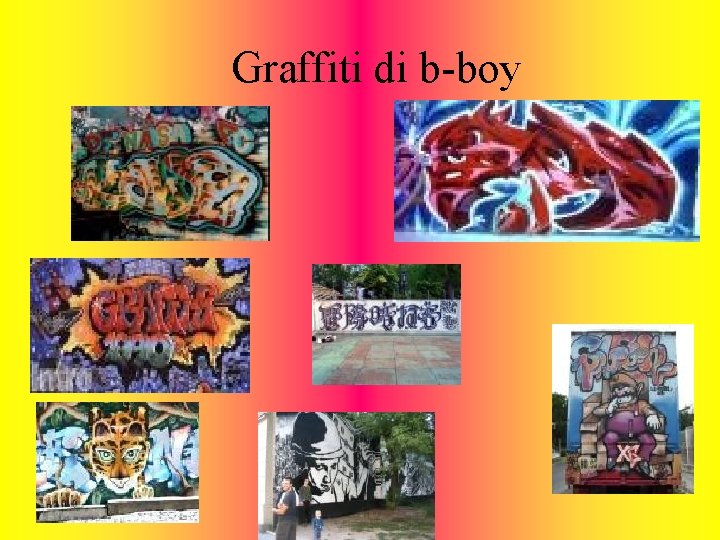 Graffiti di b-boy Graffiti di b-boy