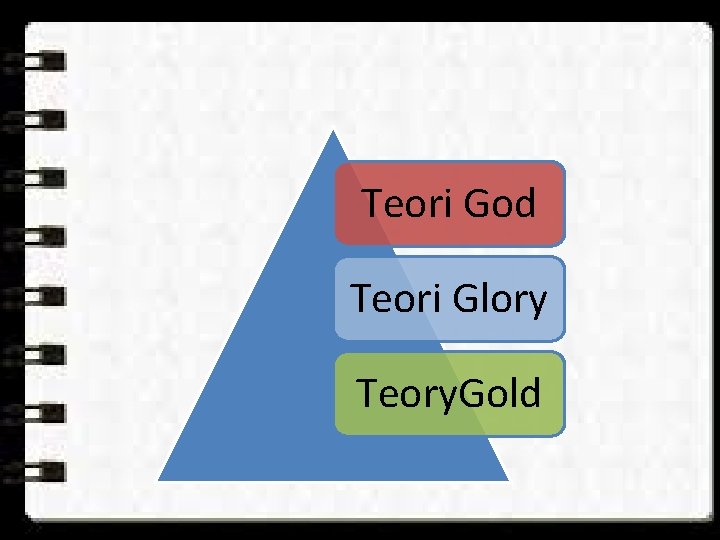 Teori God Teori Glory Teory. Gold Teori God Teori Glory Teory. Gold