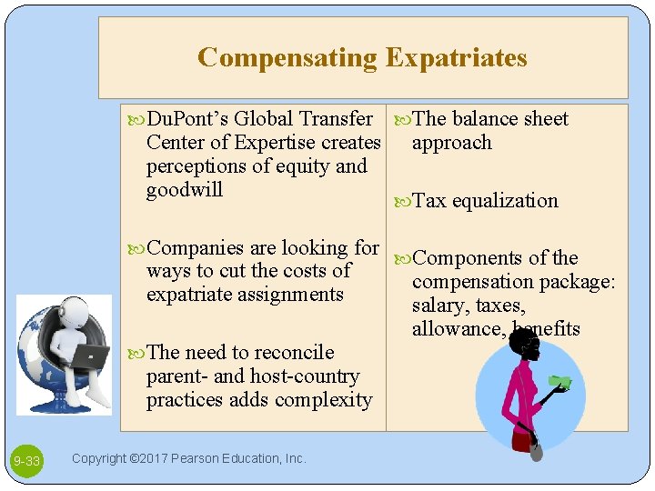 Compensating Expatriates Du. Pont’s Global Transfer The balance sheet Center of Expertise creates approach