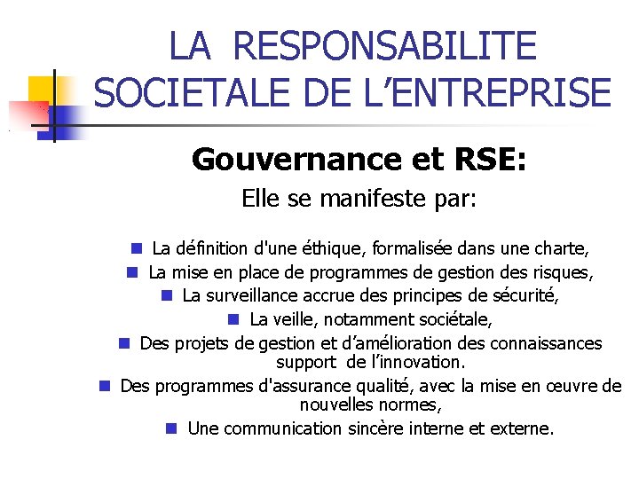 DEVELOPPEMENT DURABLE LA RESPONSABILITE SOCIETALE DE LENTREPRISE ET