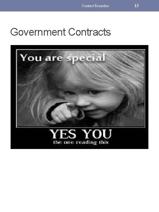 Contract Remedies Government Contracts 13 