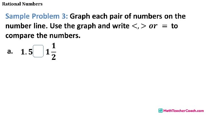 Rational Numbers • a. 