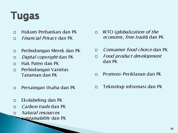 Tugas Hukum Perbankan dan PK Financial Privacy dan PK WTO (globalization of the economy,