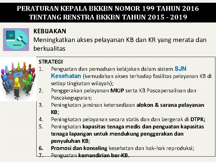 PERATURAN KEPALA BKKBN NOMOR 199 TAHUN 2016 TENTANG RENSTRA BKKBN TAHUN 2015 - 2019