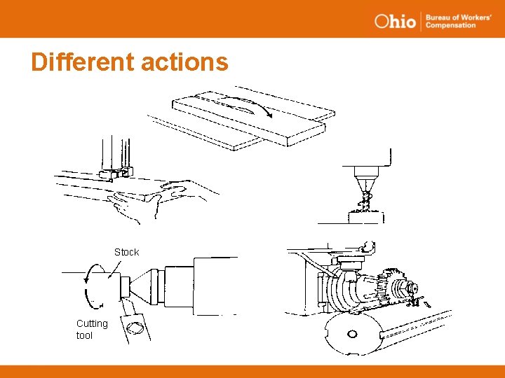 Different actions Stock Cutting tool 