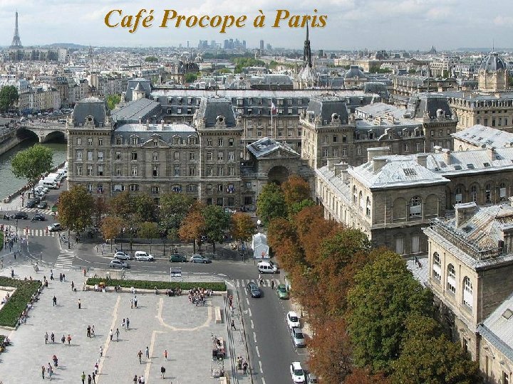 Café Procope à Paris 