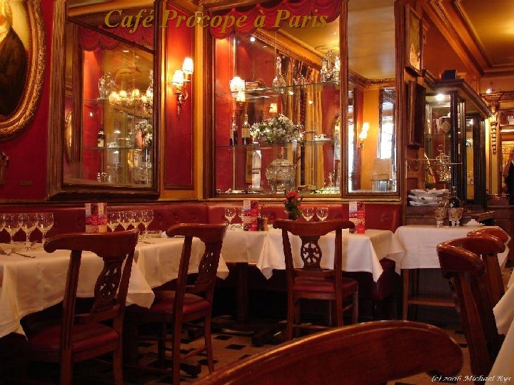 Café Procope à Paris 