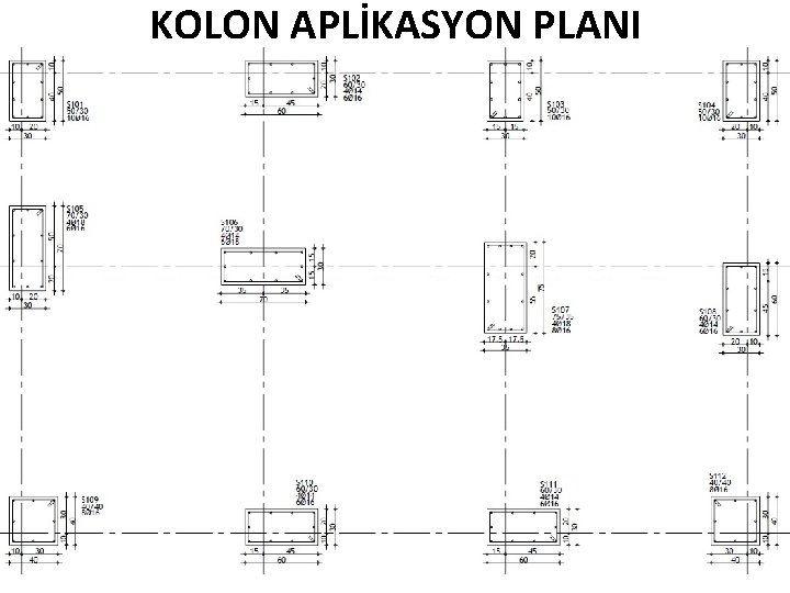 KOLON APLİKASYON PLANI 
