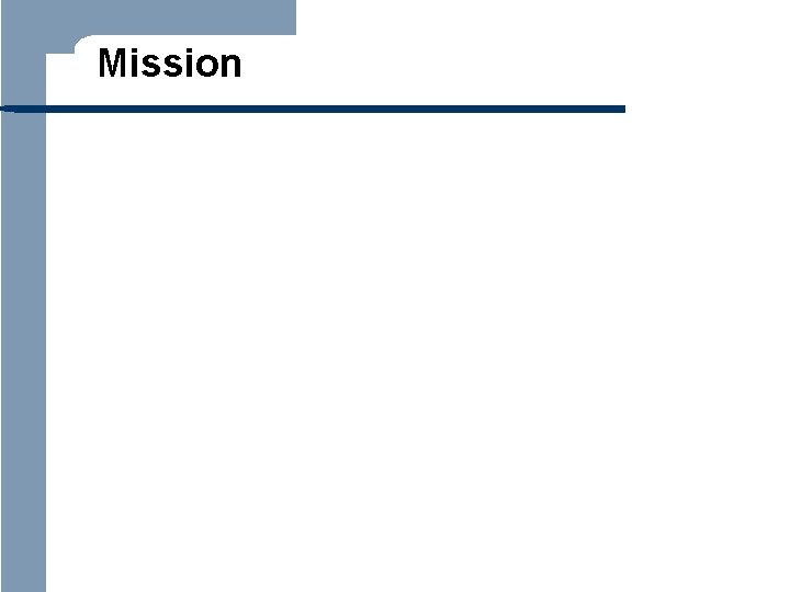 Mission 