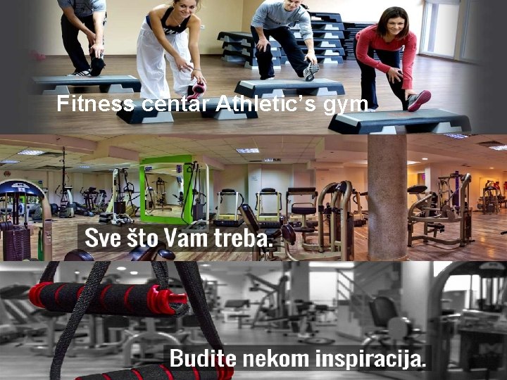 Fitness centar Athletic’s gym m 2 