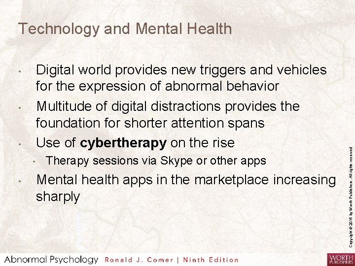 Digital world provides new triggers and vehicles for the expression of abnormal behavior Multitude