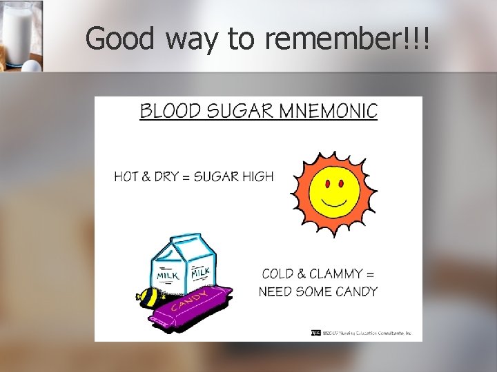 Good way to remember!!! 
