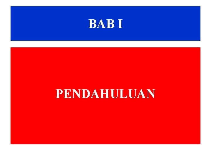 BAB I PENDAHULUAN 