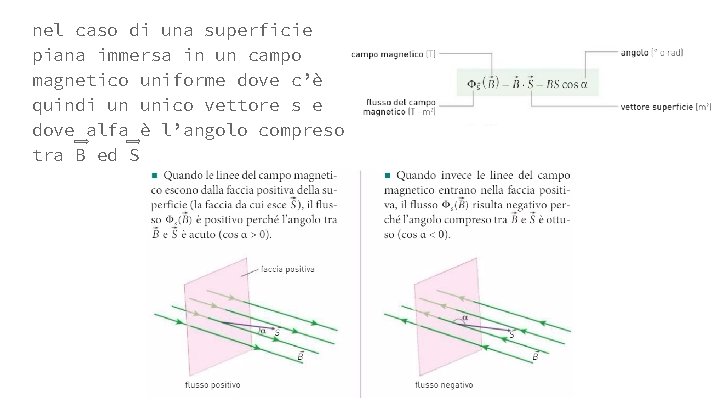 nel caso di una superficie piana immersa in un campo magnetico uniforme dove c’è