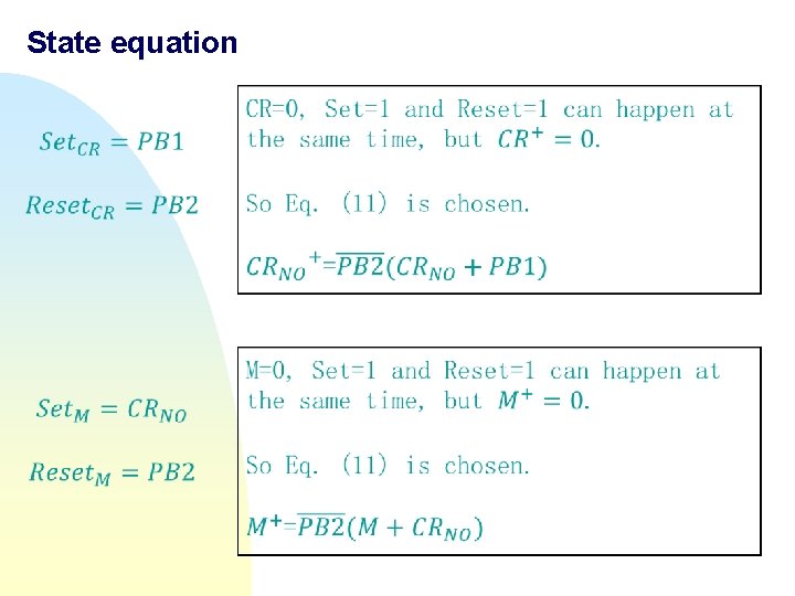 State equation 