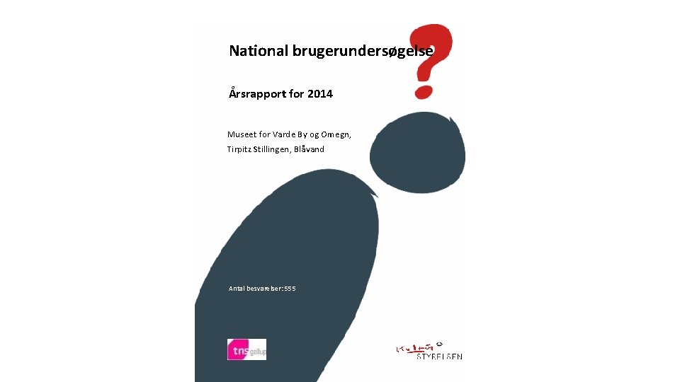 National brugerundersøgelse Årsrapport for 2014 Museet for Varde By og Omegn, Tirpitz Stillingen, Blåvand