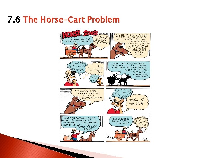 7. 6 The Horse-Cart Problem 