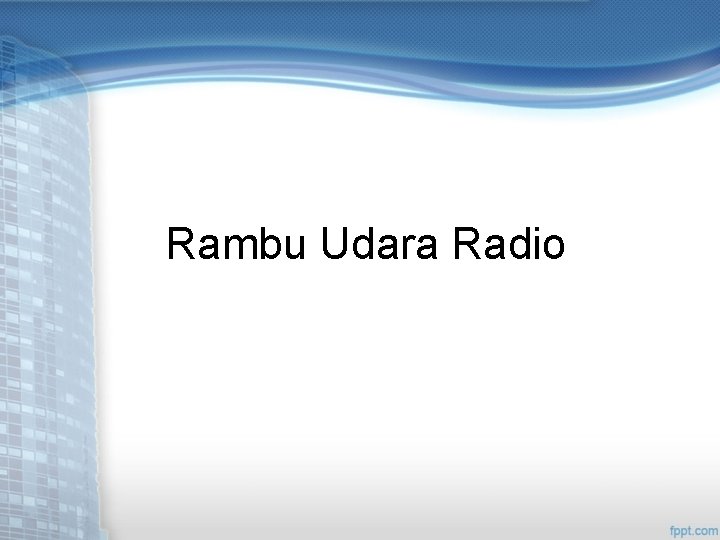 Rambu Udara Radio 