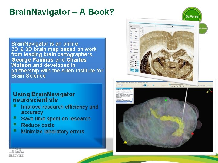 Brain. Navigator – A Book? Brain. Navigator is an online 2 D & 3