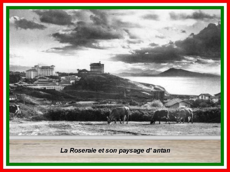 La Roseraie et son paysage d' antan 