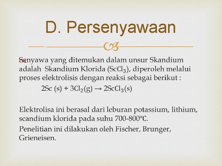 D. Persenyawaan 