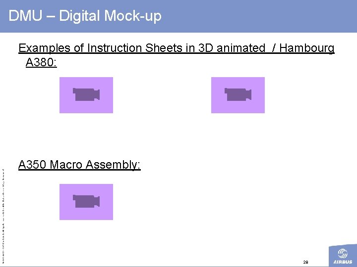 DMU – Digital Mock-up © AIRBUS FRANCE S. All rights reserved. Confidential and proprietary