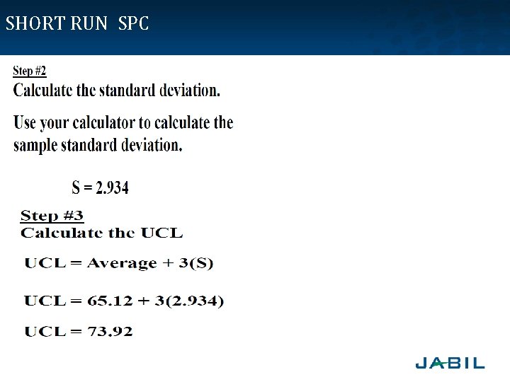 SHORT RUN SPC 