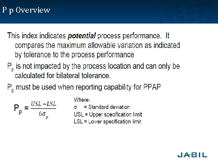 P p Overview 