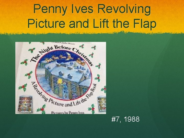 Penny Ives Revolving Picture and Lift the Flap #7, 1988 
