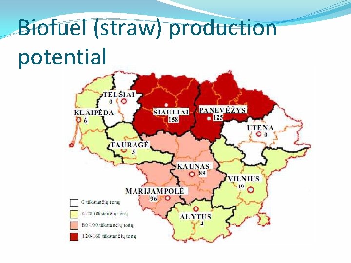 Biofuel (straw) production potential 