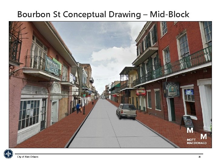 Bourbon St Conceptual Drawing – Mid-Block City of New Orleans 28 