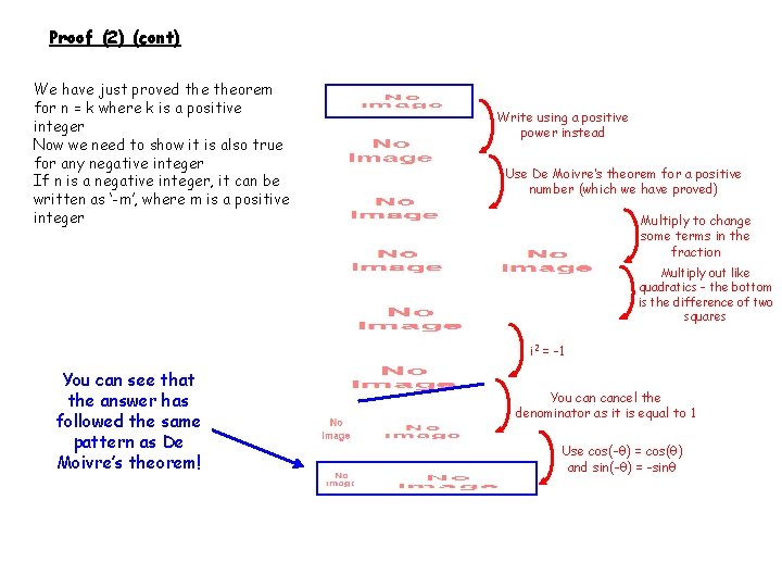 Proof (2) (cont) We have just proved theorem for n = k where k