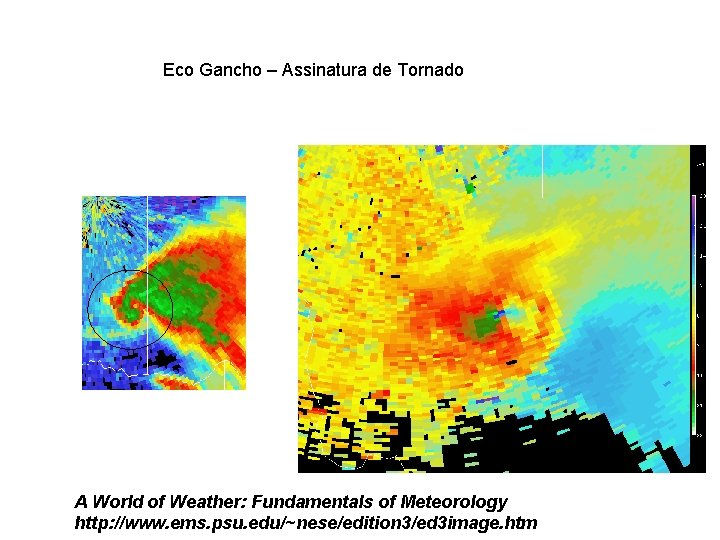 Eco Gancho – Assinatura de Tornado A World of Weather: Fundamentals of Meteorology http: