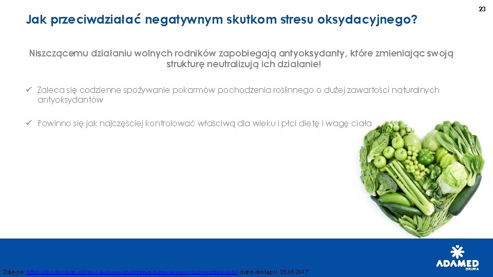 Jak przeciwdziałać negatywnym skutkom stresu oksydacyjnego? Niszczącemu działaniu wolnych rodników zapobiegają antyoksydanty, które zmieniając