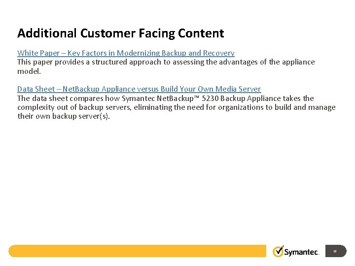 Additional Customer Facing Content White Paper – Key Factors in Modernizing Backup and Recovery