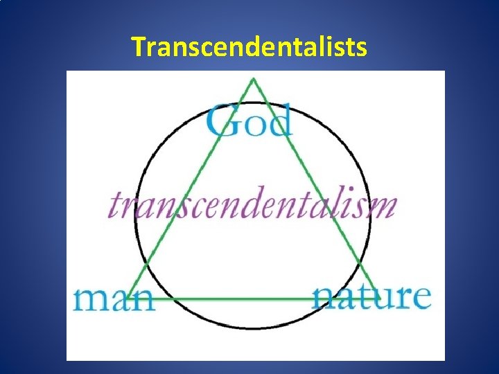 Transcendentalists 