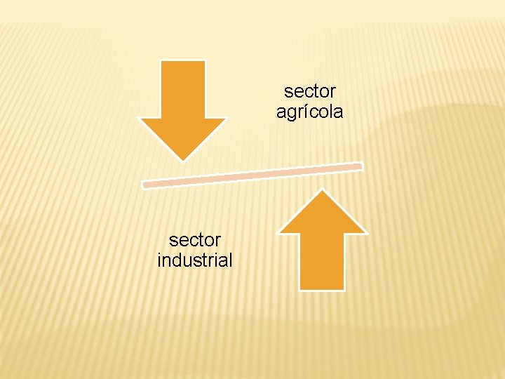 sector agrícola sector industrial 