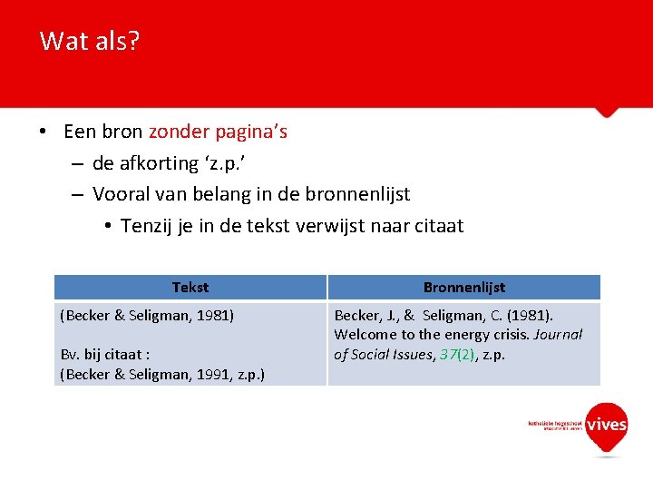 Wat als? • Een bron zonder pagina’s – de afkorting ‘z. p. ’ –