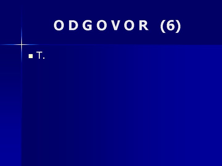 O D G O V O R (6) n T. 