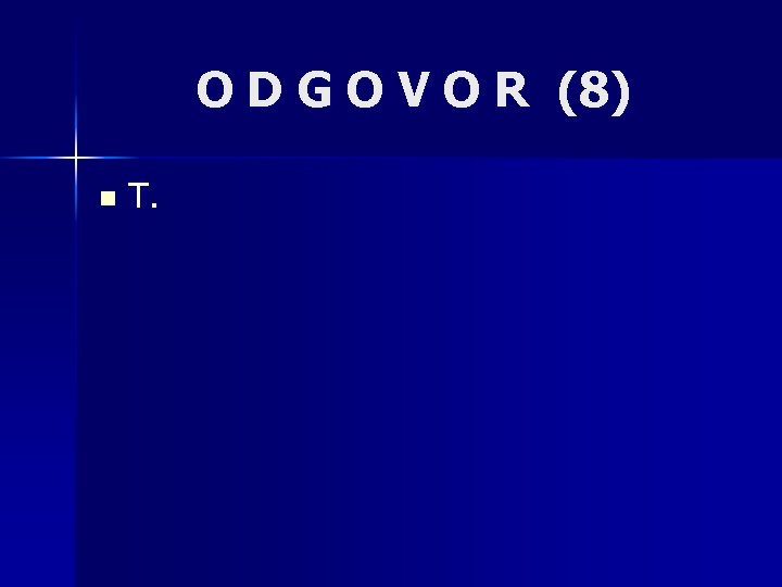 O D G O V O R (8) n T. 