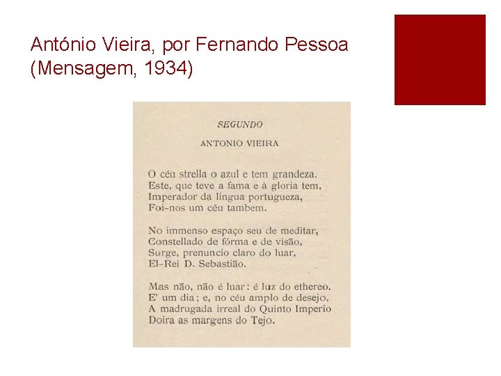António Vieira, por Fernando Pessoa (Mensagem, 1934) 
